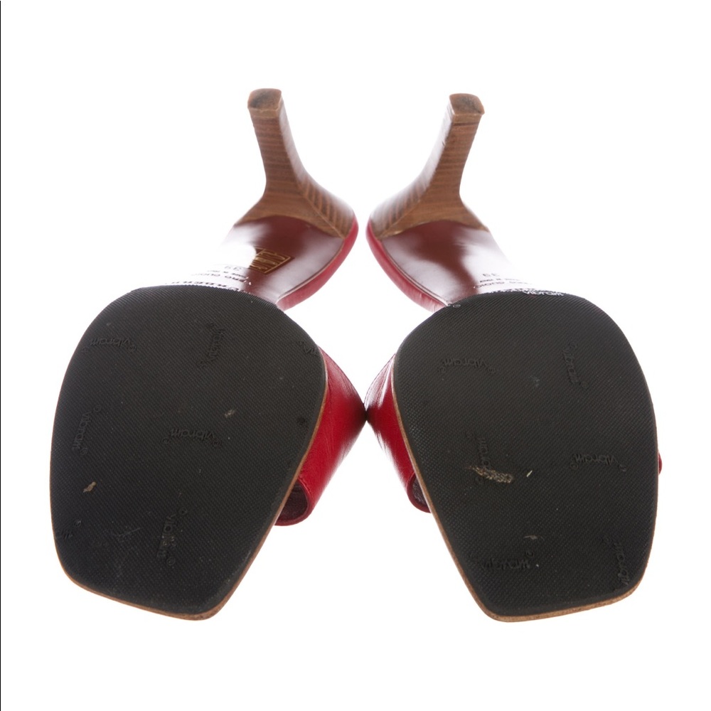 Burberry Crimson super soft leather slides - Picture 6 of 7